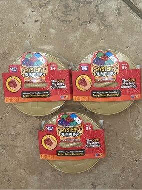 Mystery Dumpling Angry Glitter Edition - lot of 3